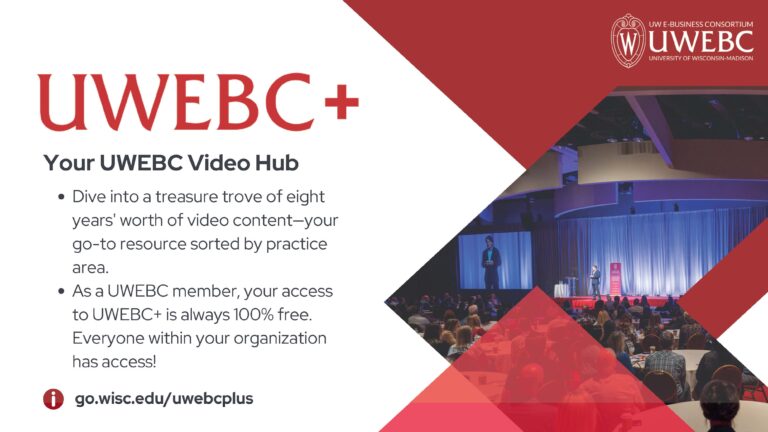 uwebc+ promotional slide